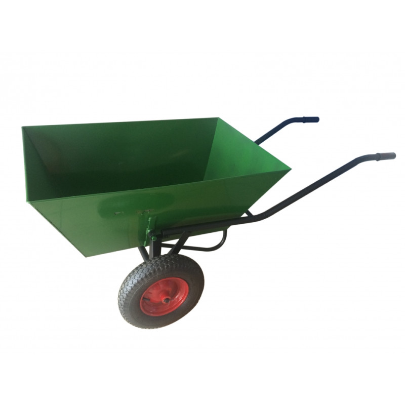 Wózek paszowy malowany prosty zielony